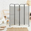 Paravent pliant, panneau de séparation d'intimité pour chambre à coucher, salon, bureau, 68 po x 71 po, balançoire-1751388053