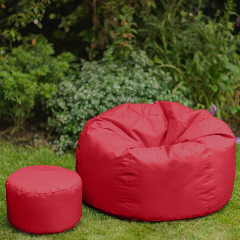 Bean Bag Lounger, Red