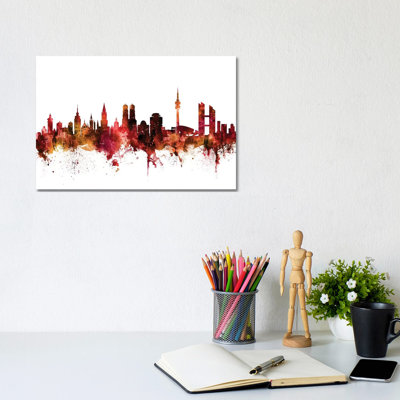 Munich, Germany Skyline by Michael Tompsett - Wrapped Canvas Gallery-Wrapped Canvas Giclée