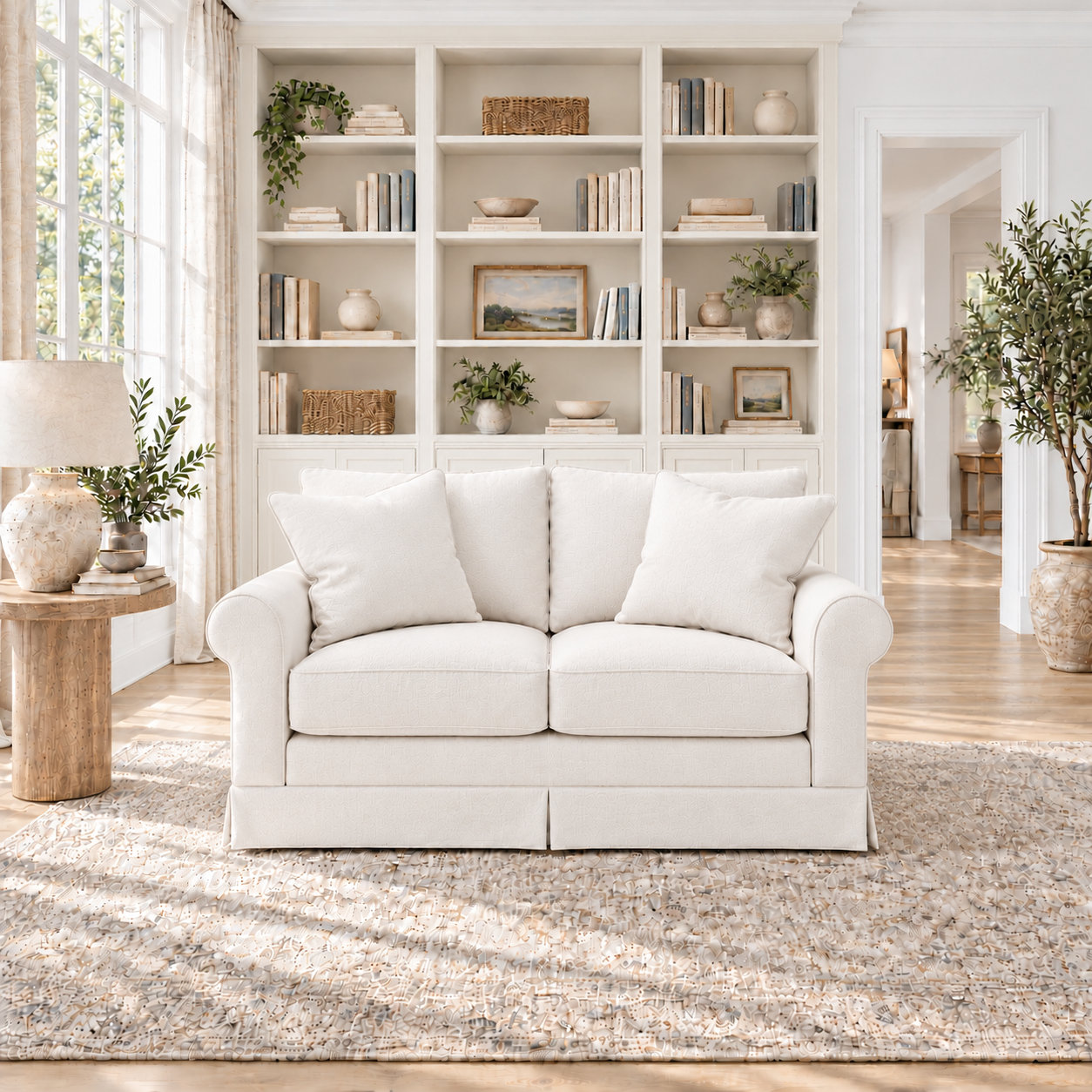 63 " Loveseat, Conversation Pearl