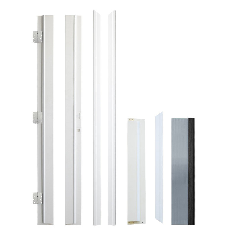 Ensemble de cadre de porte 36 po x 80 po, blanc, pour portes d'entrée, à gauche, S'ouvre à gauche vers l'intérieur