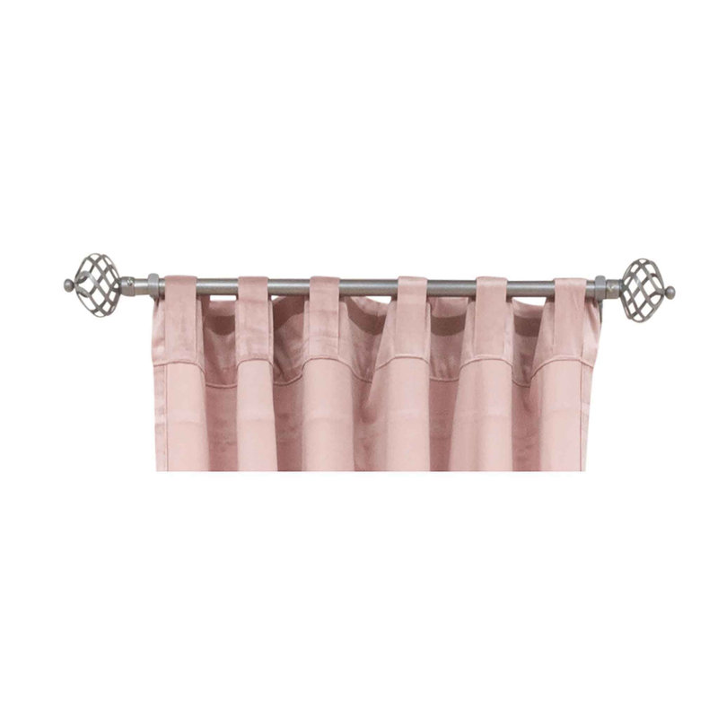 Panneau de rideau lumineux, L 38 po x L 96 po, Rose