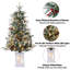 Ensemble de 2 arbres de Noël artificiels avec 78 lumières DEL pré-éclairées 3 pi