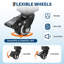 Barrière de sécurité pliante 85 po sur roulettes, barrière extérieure extensible haute 85 po-131278552