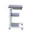 Chariot roulant pour ordinateur portable avec rangement, graphite