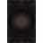 Black Star Woven Base Washable Rug-1415050897