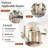 Modern Round 2-piece End Table Set