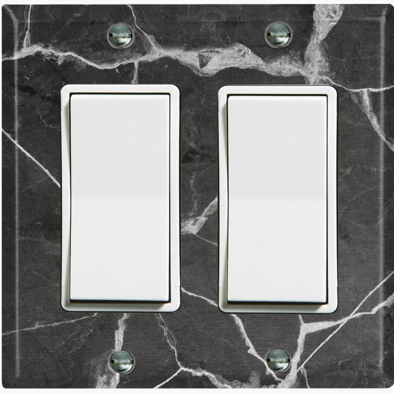 2 - Gang Rocker Standard Wall Plate, Navy