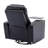 Swivel Recliner With Hidden Arm Storage and  LED Light Strip-1064237552