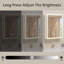 Armoire à pharmacie rectangulaire moderne de 51 cm (L) x 66 cm (H) avec miroir à DEL, étagères en verre réglables, charnières à fermeture douce et prise de courant intégrée. Installation encastrée ou en saillie pour la salle de bain, la salle de bain et les appartements.-1901530021