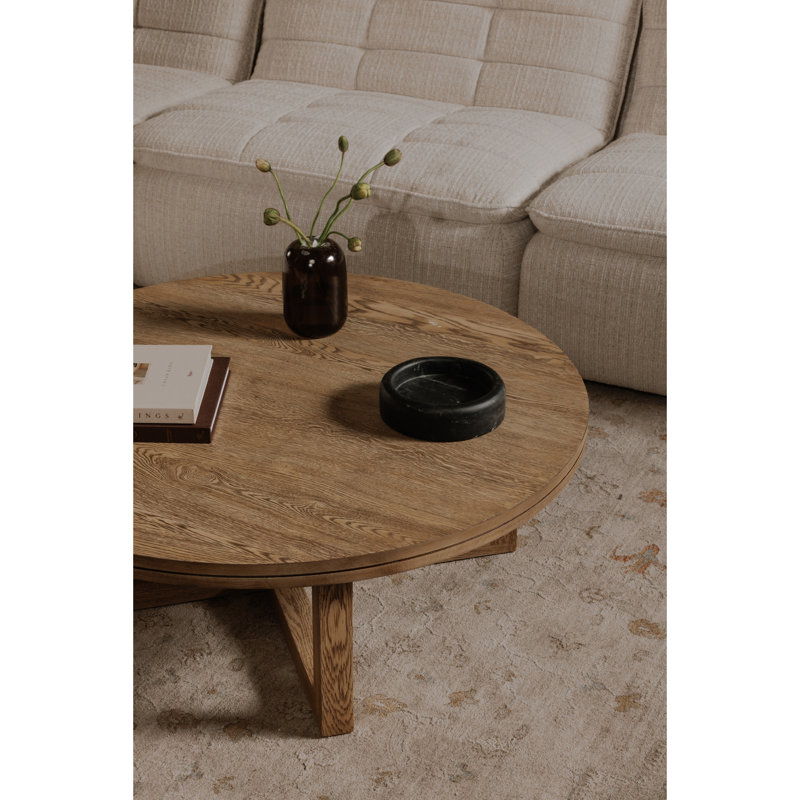 Joel Solid Wood Coffee Table, Natural