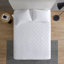 Protège-matelas matelassé en coton percale