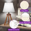 Abat-jour en lin 11 po x 14 po x 10,5 po, abat-jour d'angle en forme de cloche pour lampe de table, lampe sur pied, abat-jour en tissu remplaçable