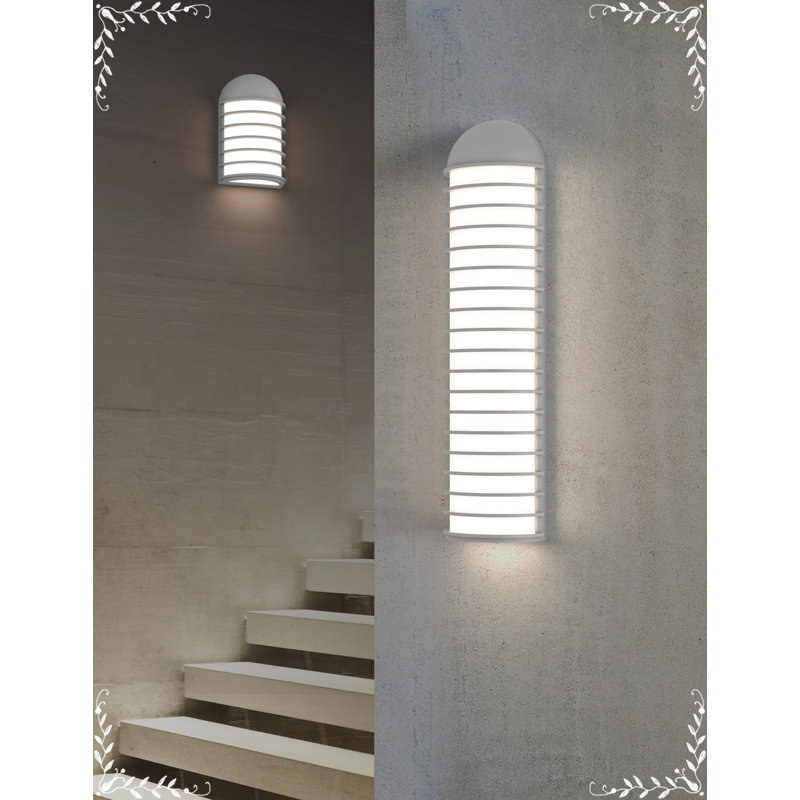 Lighthouse Textured White LED Wall Sconce 20.5" Height