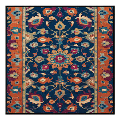 Machine Washable Tabriz Gray Area Rug