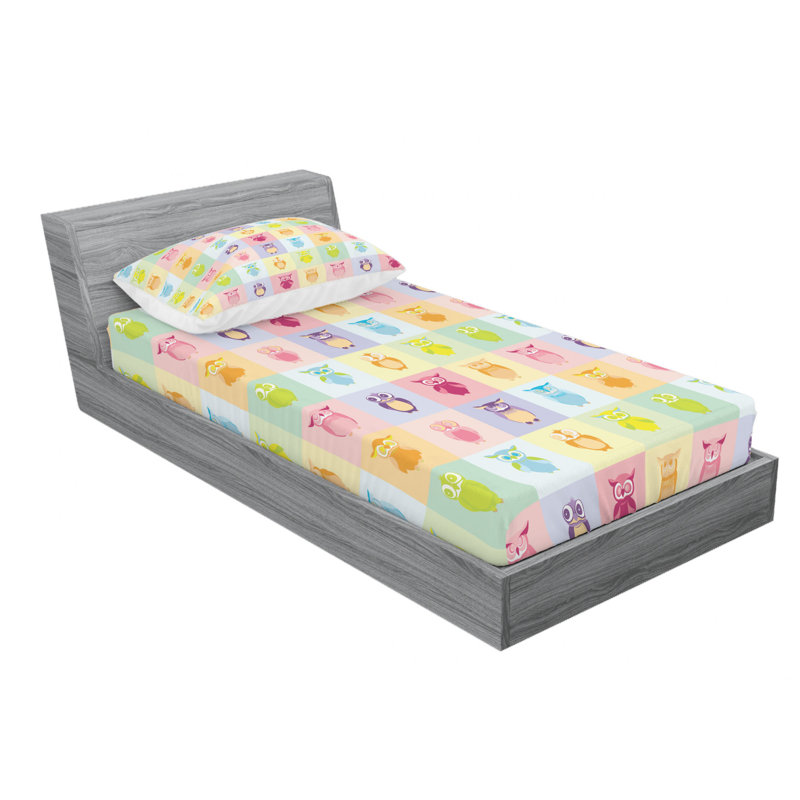 Microfiber Sheet Set, Twin Sheet Set with Fitted Sheet