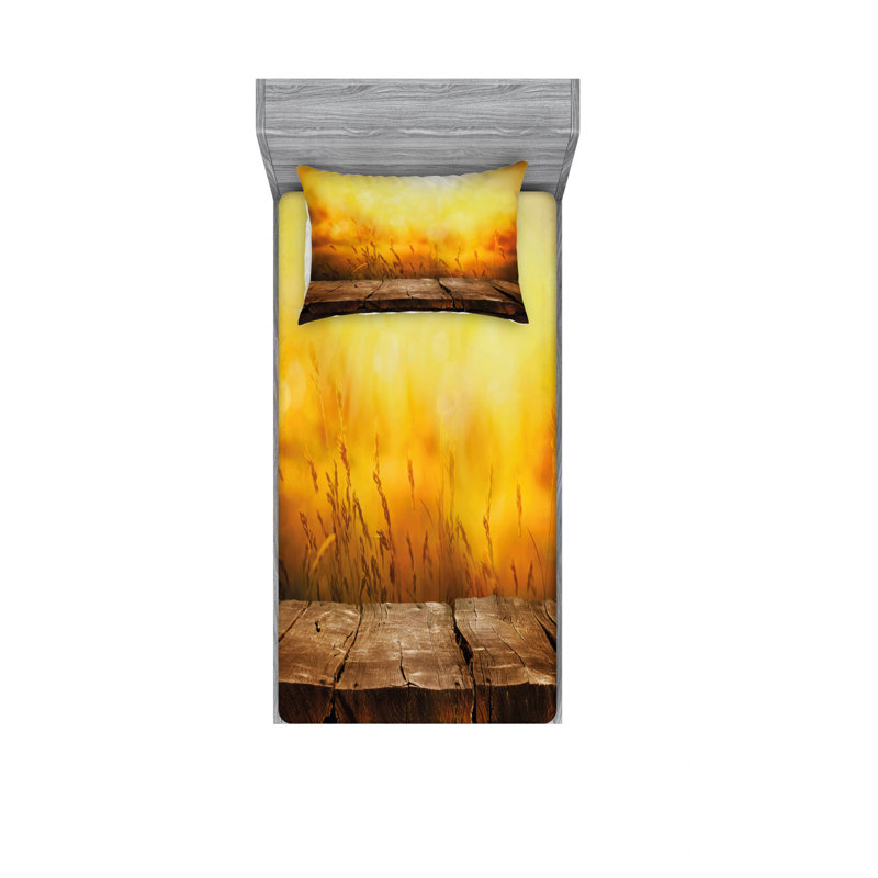 Ensemble de draps en bois vide, Ensemble de draps pour lit simple TG avec drap-hou