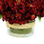Cream Hydrangea in Rope Glass Vase-356774860
