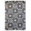 Khotan Wool Geometric Area Rug in Brown/Charcoal/White-62672828