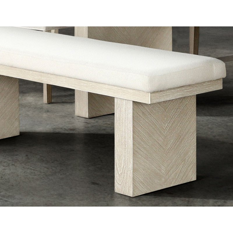 Finition naturelle en queue d'aronde anglaise avec base de socle 1 pièce Modern Farmhouse Design