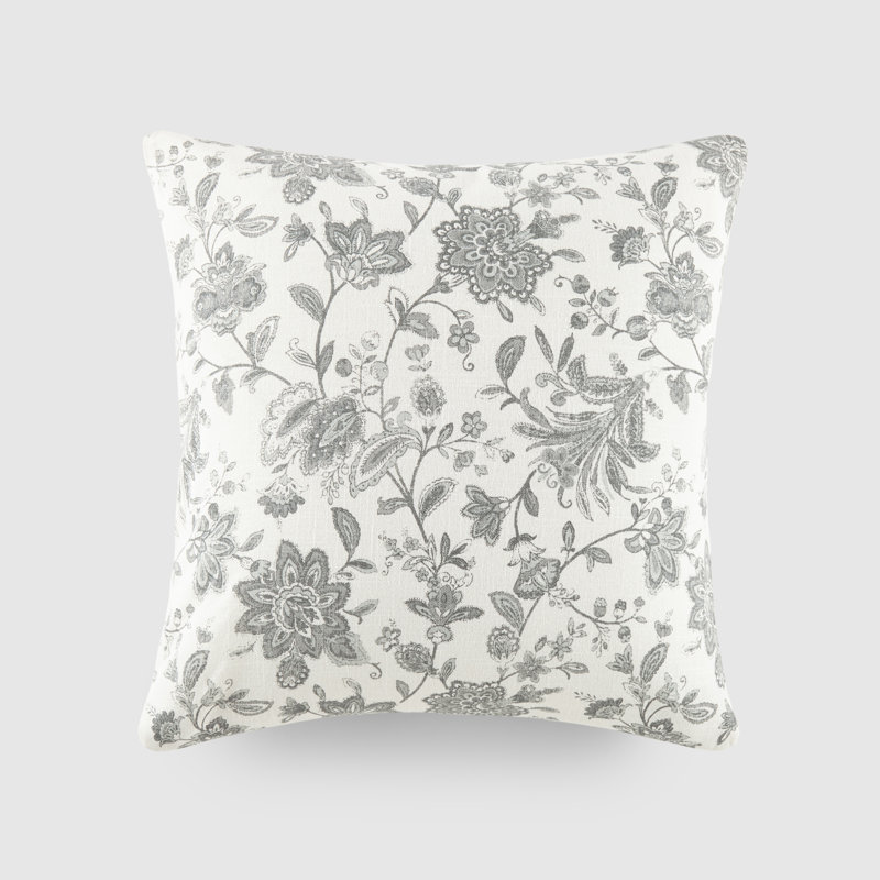 Coussin en coton Rodanthe, Gris