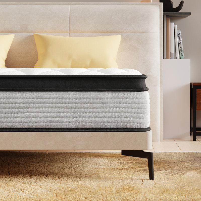 12-Inch Hybrid Pocket Spring Mattress For The Perfect Blend Of Support And Comfort, Full 