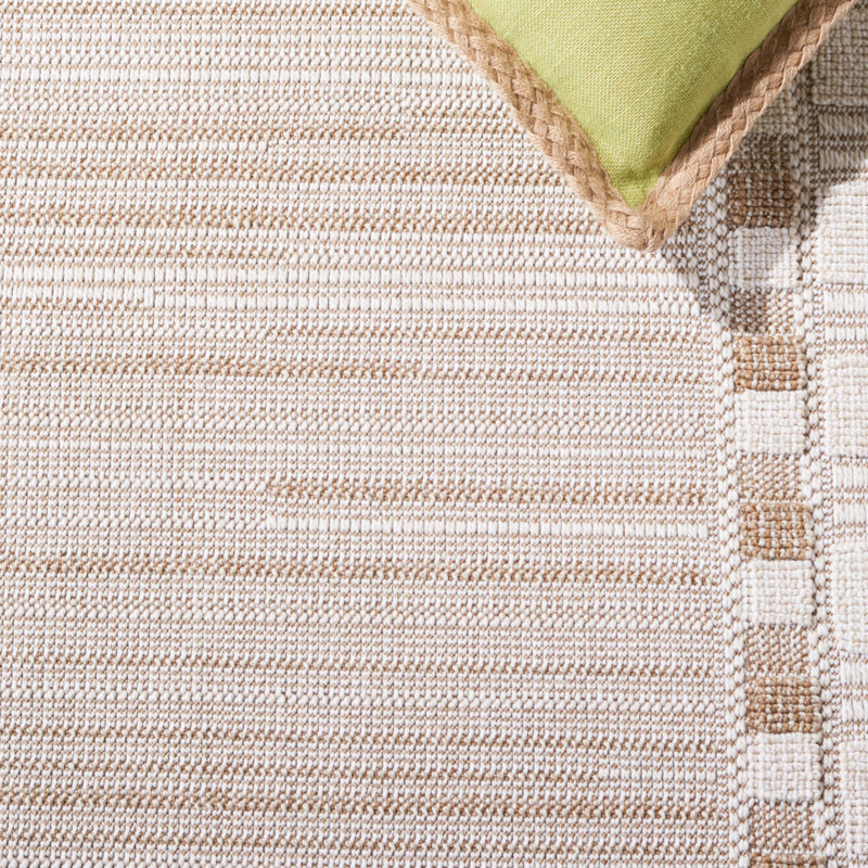 Tapis d'intérieur / extérieur à motif géométrique Liidia Performance, Rectangle 9 pi x 12 pi