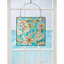 Art mural en verre coloré 16 po x 16 po Coast