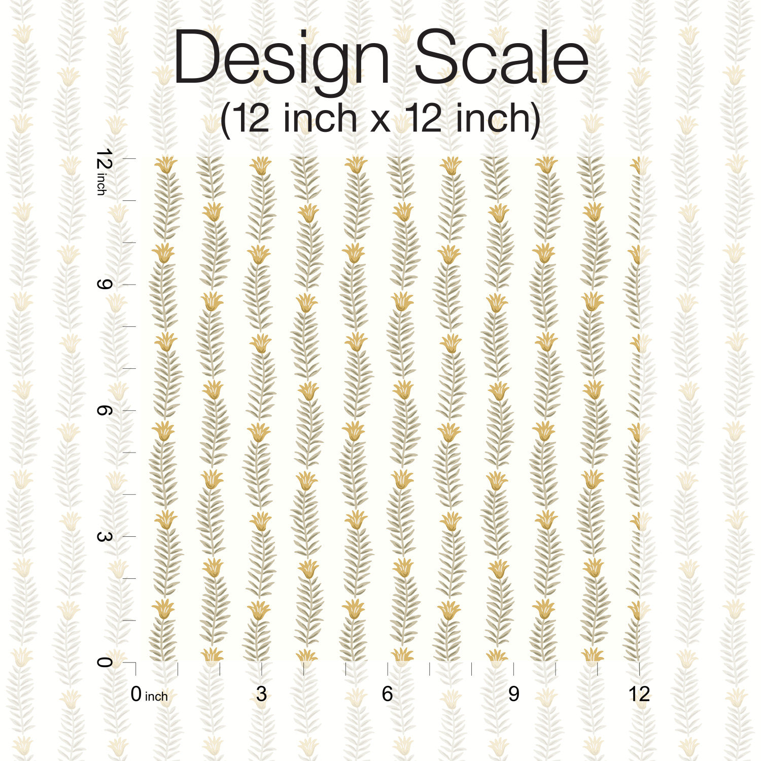 Eden Wallpaper Double Roll, White/Beige