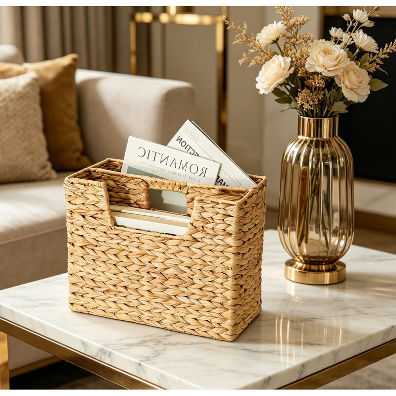 Panier de rangement en osier