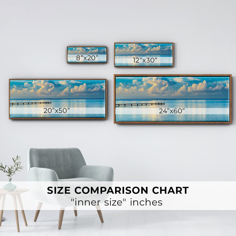 Sunrise Dock- Framed Canvas