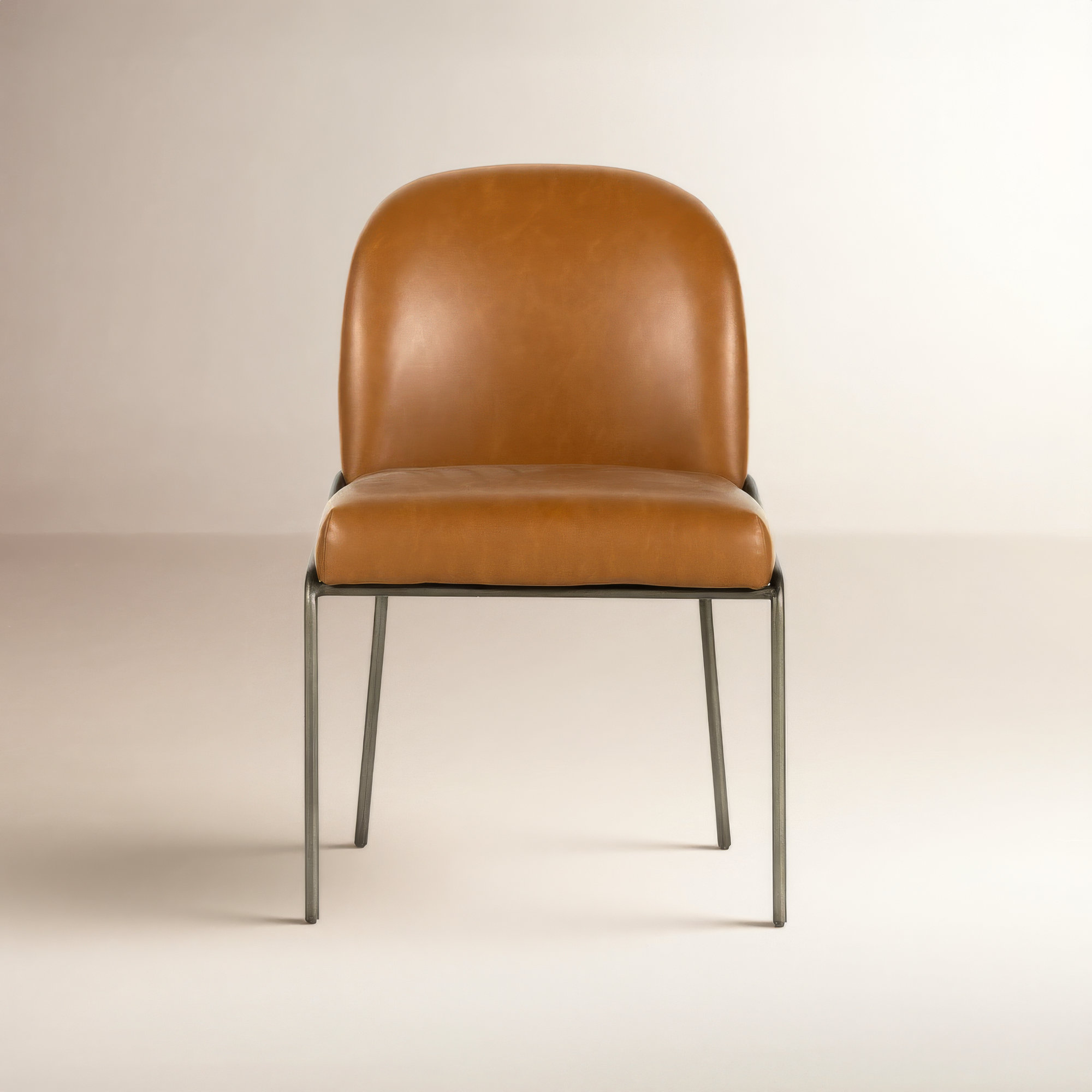 Laina Side Chair, Sierra Butterscotch Faux Leather