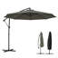 Parasol suspendu en porte-à-faux d'extérieur de style moderne, parasol de patio-737527688