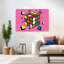 Art mural rétro classique rétro Rubiks-1212906797