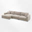 Canapé modulaire surdimensionné avec méridienne-1634006842