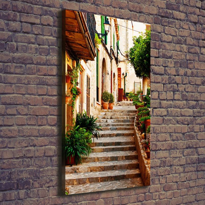 Streets In Spain - Wrapped Canvas Print