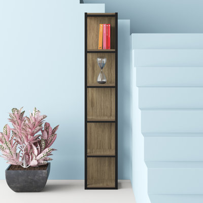 Abshire 71'' H x 13.26'' W Metal Cube Bookcase