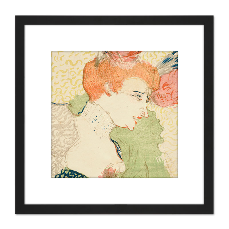 Mademoiselle Marcelle Lender Bustlength by Henri De Toulouse-Lautrec - Single Picture Frame Print