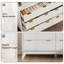 Commode 6 tiroirs cannelée, commode pour chambre à coucher en bois, armoire de rangement pour couloir-1541012341