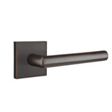 Stuttgart Round Passage (Hall & Closet) Door Lever with Square Rosette
