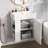 Frohlinde 21.6 " W Wall Mounted 1 Single Vanity Bathroom Vanity With Ceramic Top