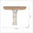 Distressed Brown And Wooden Wall Shelf With Corbel Design