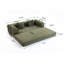 Canapé-lit modulaire Boneless-530686534