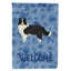 Caniche en polyester à 2 côtés 40 x 28 po standard welcome drapeau maison-957493074