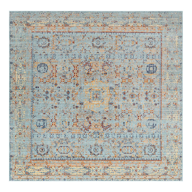 Maggie Oriental Indoor Rug, Square 8'