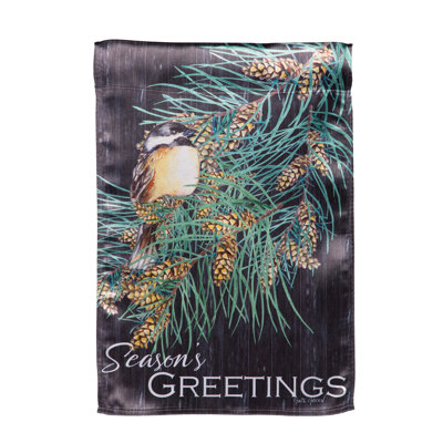 Drapeau «Season's Greeting Bird Luster House»