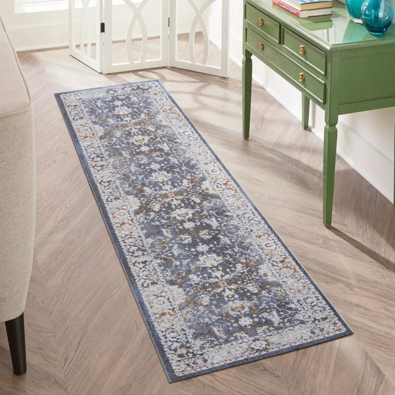 Oriental Indoor / Outdoor Rug, Runner 2'2" x 8'