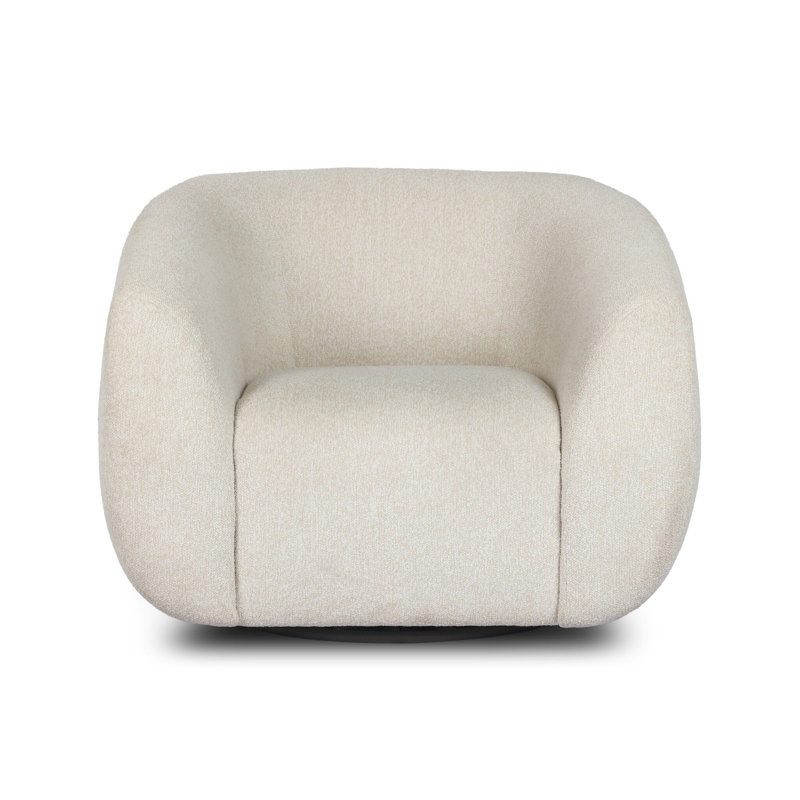 Channing Boucle Swivel Armchair