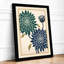 Chrysanthemum Study Japandi - Framed Print-2141928610-2141928613