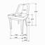 Ensemble de 2 chaises d'appoint rembourrées
